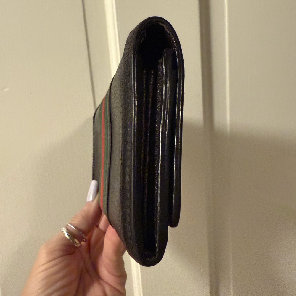 GUCCI Sherry Line Web Leather
Long Wallet Vintage - Picture 4 of 13
